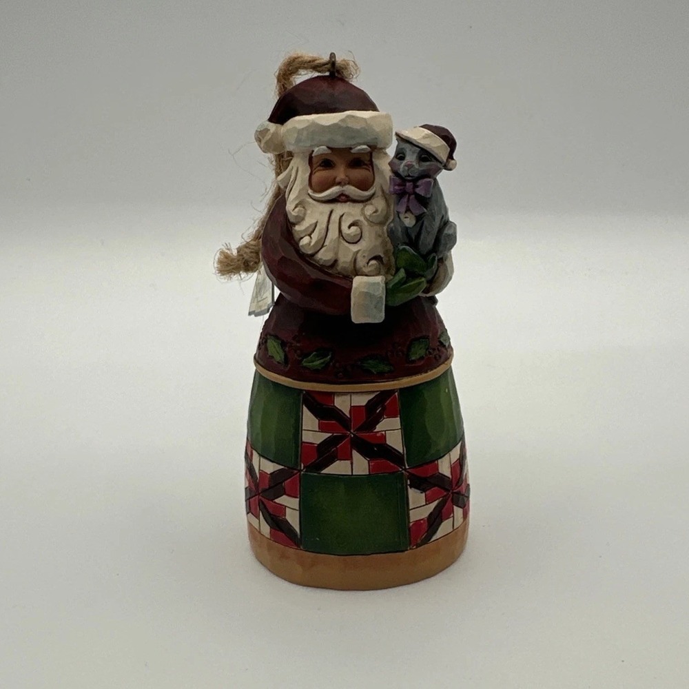 Jim Shore Heartwood Creek Santa Figurine Christmas Holiday Decorative Statue